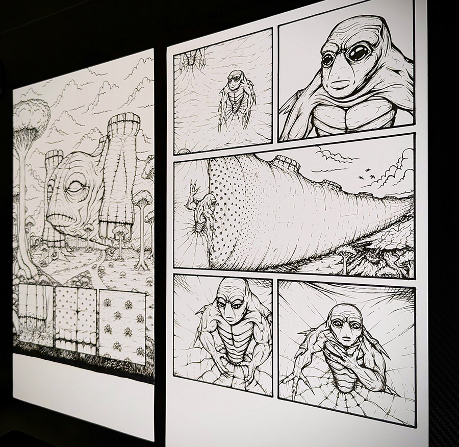 Clingborn Comic Series In Progress